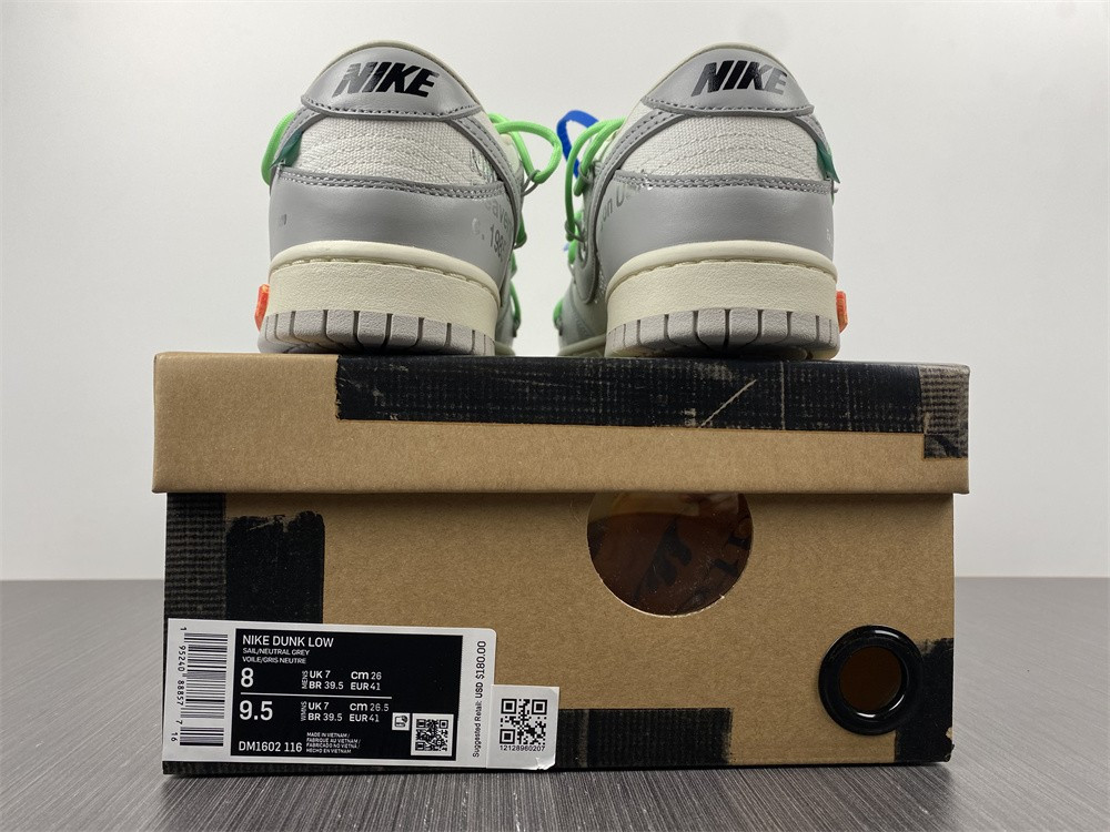 OF x Nk Dunk Low NO.26 Of 50 DM1602-116