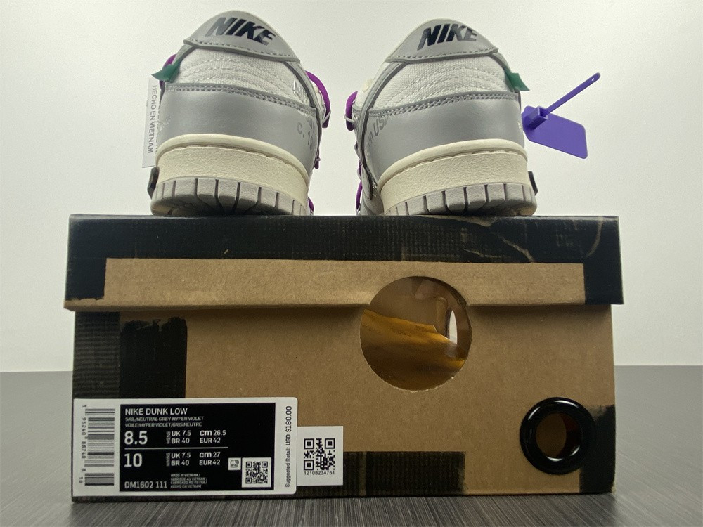OF x Nk Dunk Low NO.28 Of 50 DM1602-111