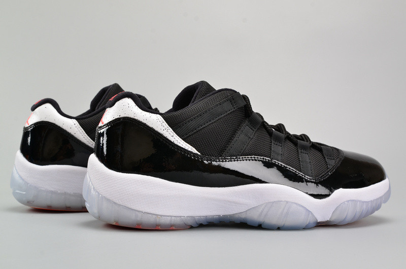 AIR JORDAN 11 RETRO LOW "INFRARED 23" black mens 528895-023