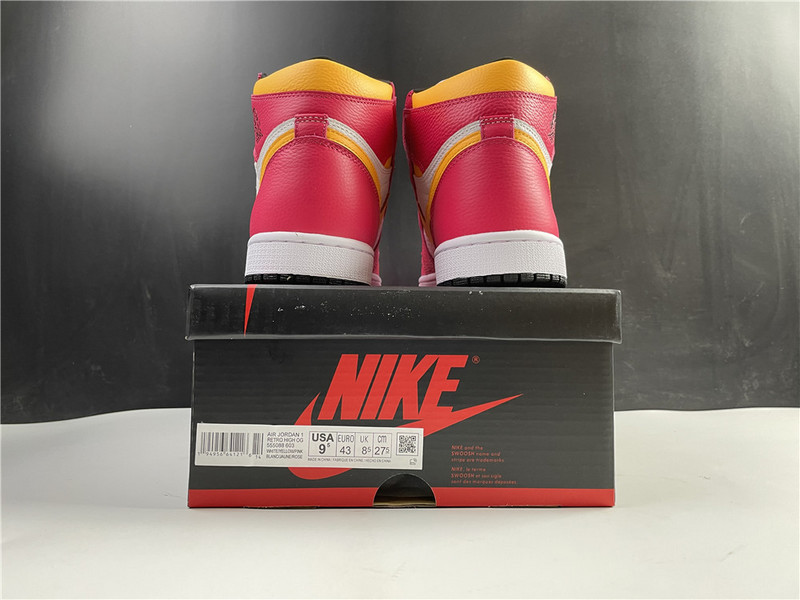 Air Jordan Retro 1 High OG “Light Fusion Red” 555088-603