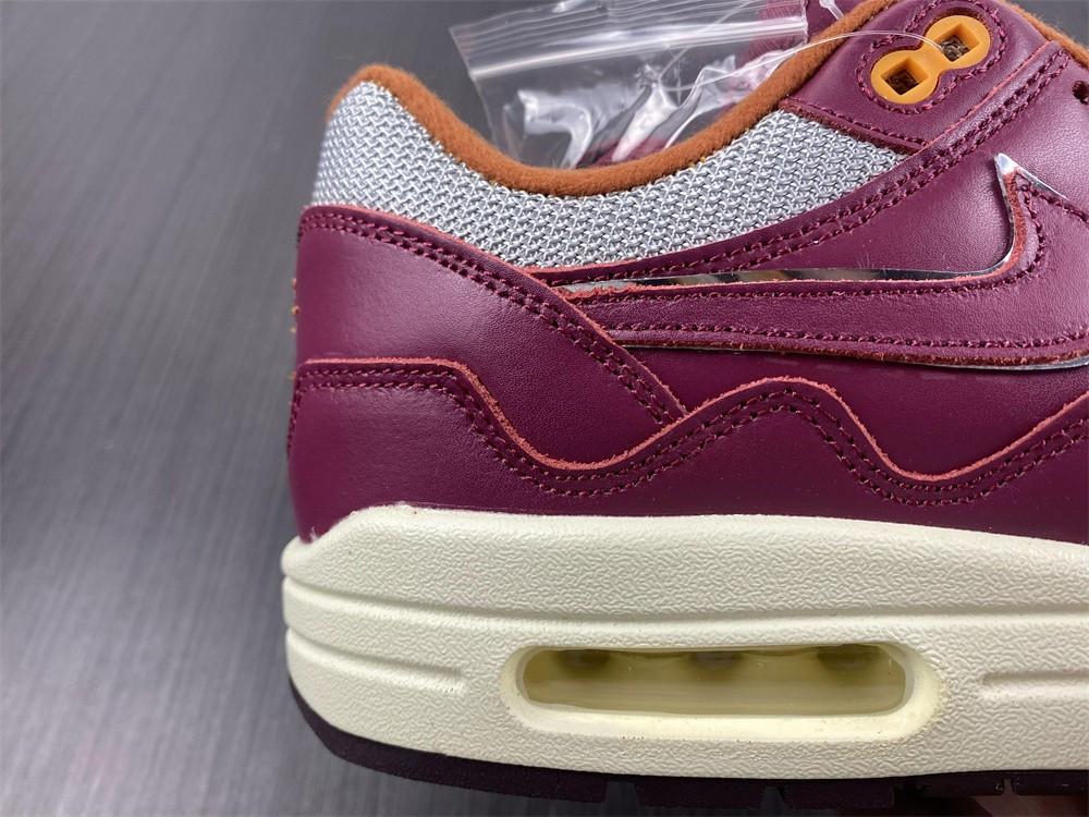 Nike Air Max 1 Patta Waves Rush Maroon  DO9549-001