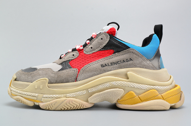 BLCG TRIPLE S TRAINER RED/ BLUE/ YELLOW 490673-W06E3-4365