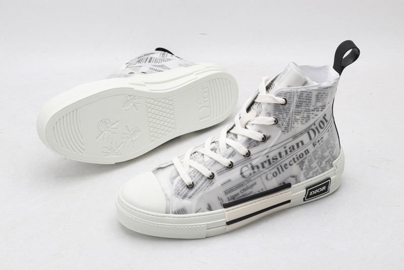 DR B23 High Top Daniel Asham Newspaper 3SH118YUO_H069