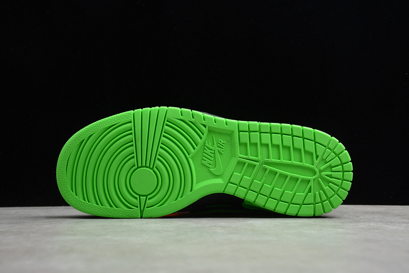 OFF White x Nike Air Rubber Dunk “Green Strike” CU6015-001