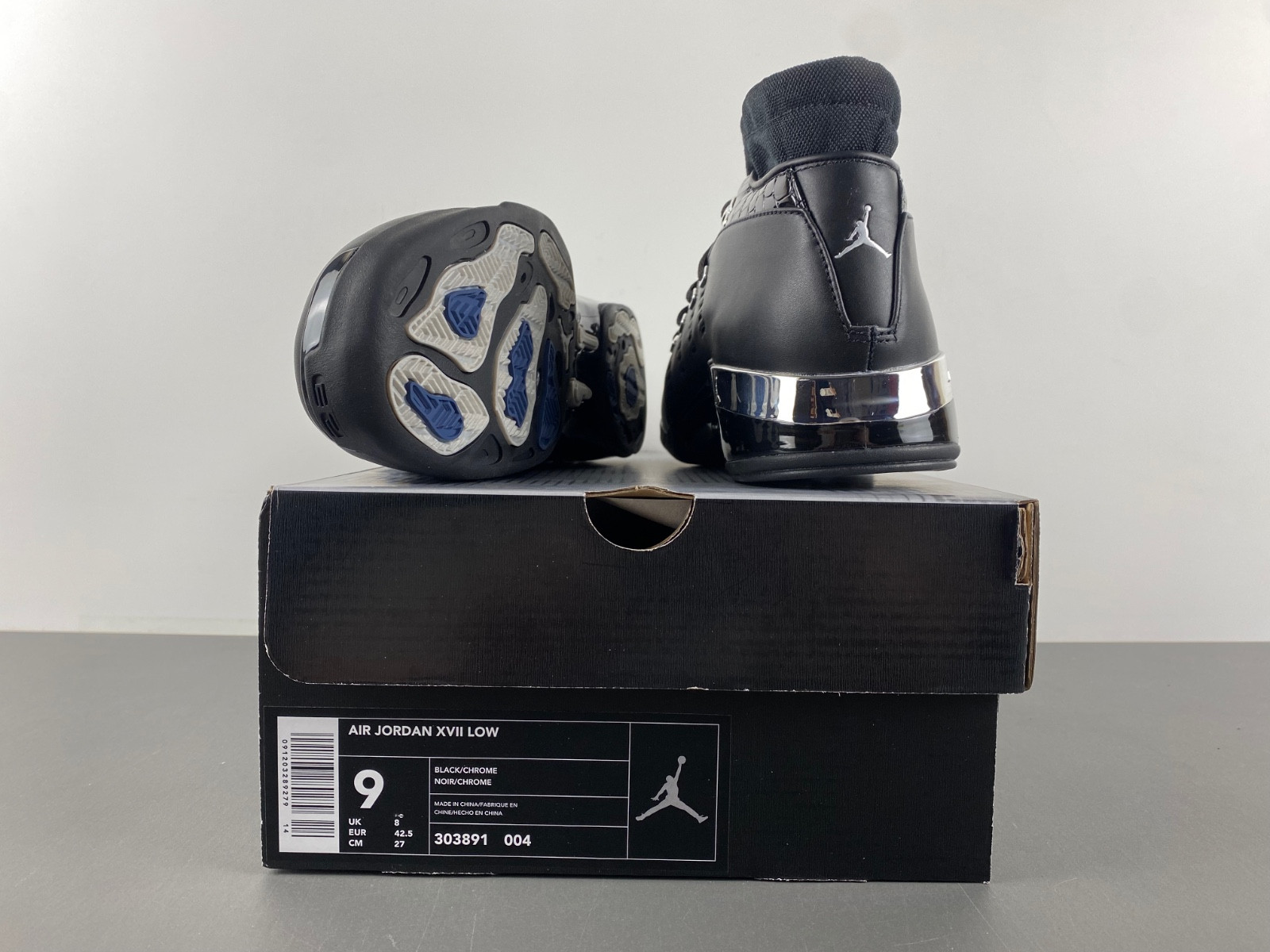 Air Jordan 17 Low Black 303891-004