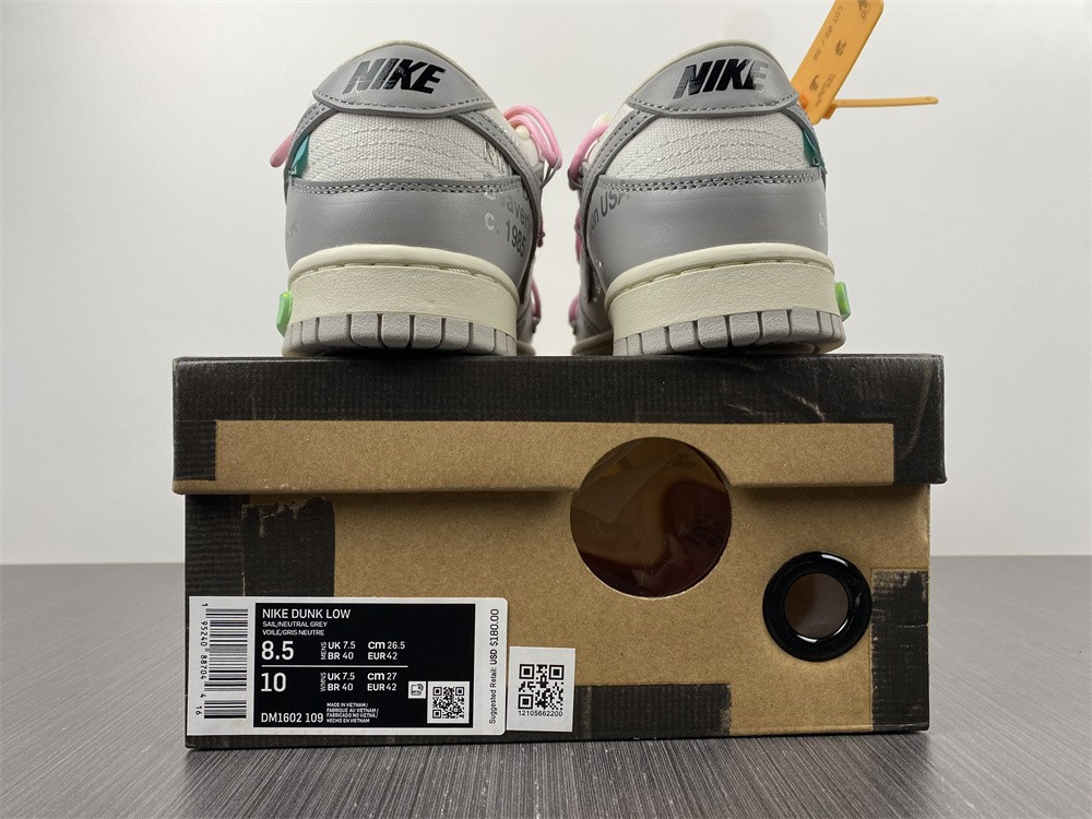 OF x Nk Dunk Low NO.09 Of 50 DM1602-109