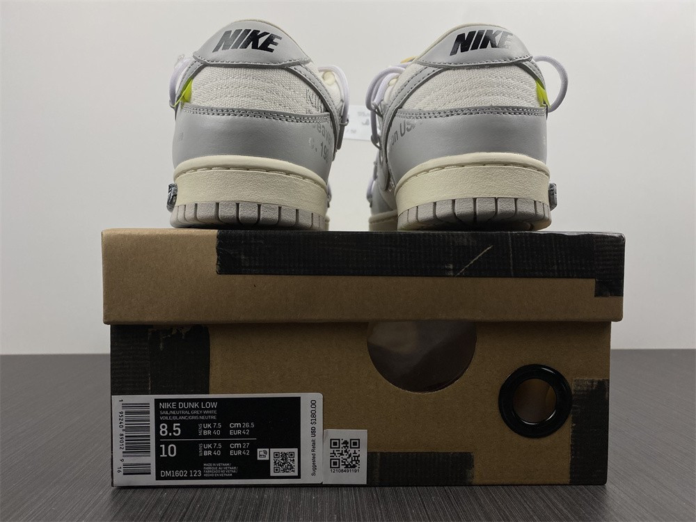 OF x Nk Dunk Low NO.49 Of 50 DM1602-123