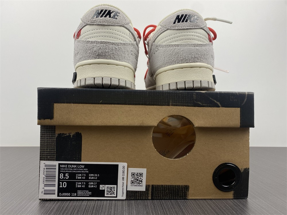 OF x Nk Dunk Low NO.33 Of 50 DJ0950-118
