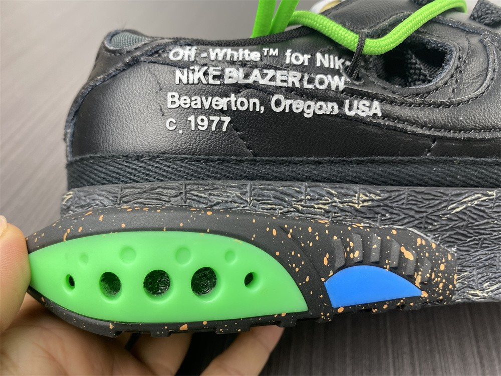 Nike Blazer Low x OF "Black / Green"  DH7863-001