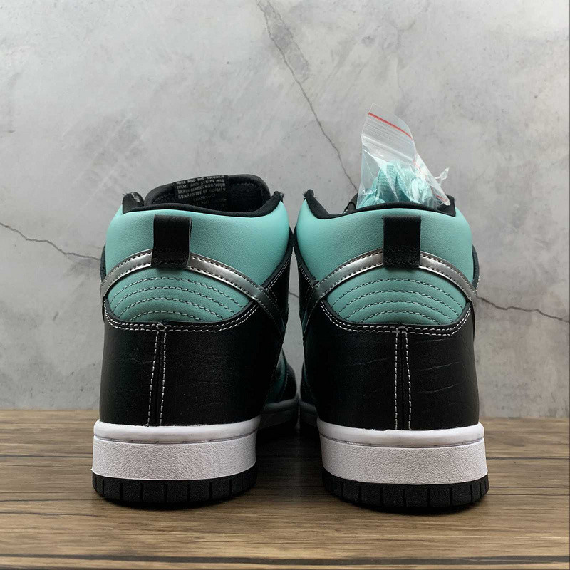 nike sb dunk high Di*m*nd supply co. aqua blue 653599-400
