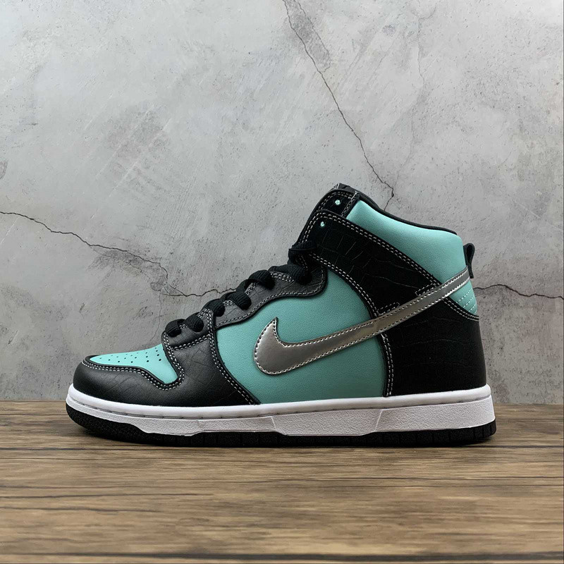nike sb dunk high Di*m*nd supply co. aqua blue 653599-400