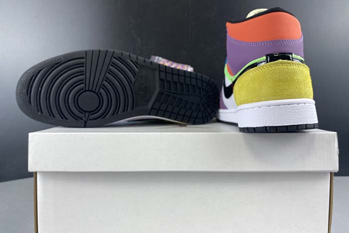 Air Jordan 1 Mid “Multicolor” CW1140 100