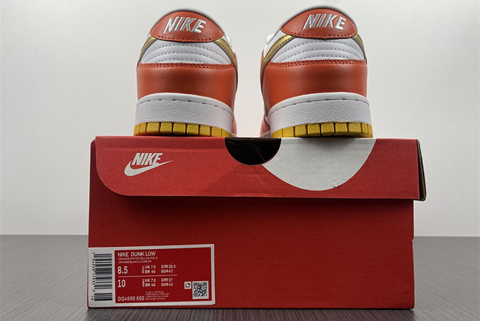 Nike Dunk Low “Golden Orange”  DQ4690-800