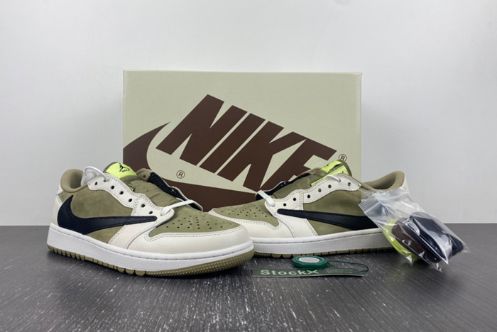 First Look at the Travis Scott x Air Jordan 1 Low Golf  FZ3124-200