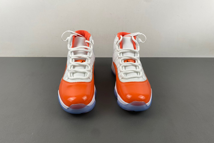 Air Jordan 11  white-orange